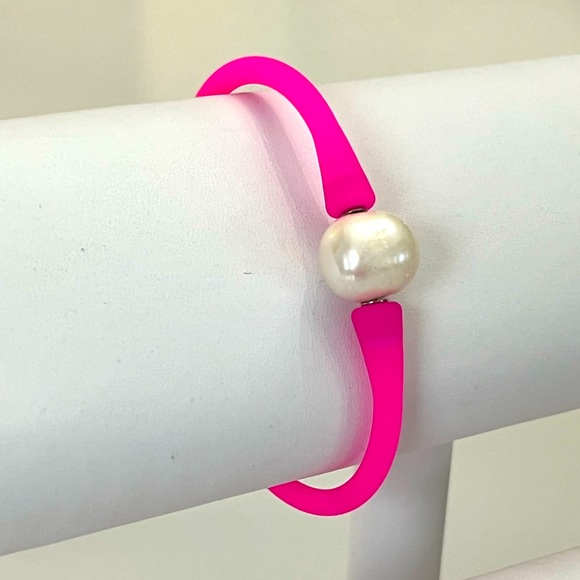 Jewelry - FRESH WATER PEARL | Silicone Jelly Bracelet | NEW!